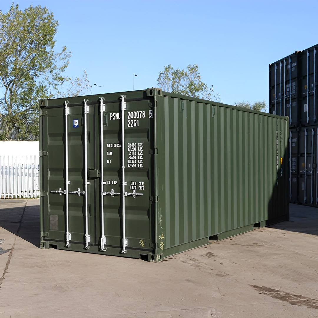 20Ft Versandbehälter (Eine Reise) – Dunkelgrün