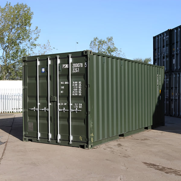 20Ft Versandbehälter (Eine Reise) – Dunkelgrün