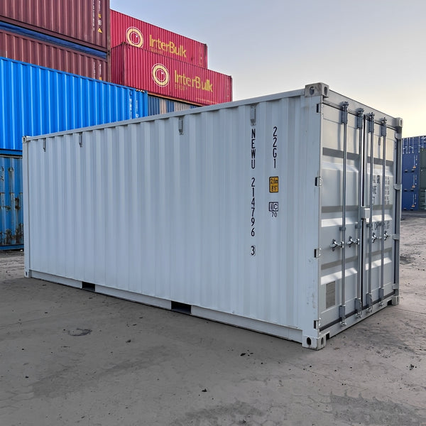 20Ft Versandbehälter (Eine Reise) – Weiß