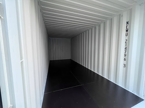 20Ft Versandbehälter (Eine Reise) – Weiß