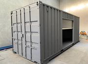 20ft x 8ft Behälter mit seitlicher Rolltür