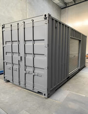 20ft x 8ft Behälter mit seitlicher Rolltür
