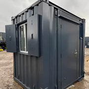 7Ft x 7Ft Versandbehälter Büro | Tragbares Gebäude | Anti-Vandal Gebäude