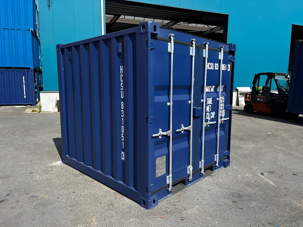 8Ft x 10Ft Versandbehälter One Trip Blau